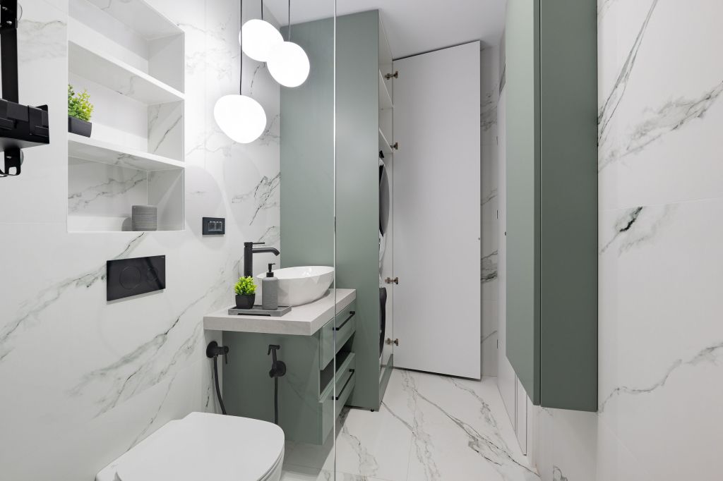 Întreg mobilierul a fost realizat pe comandă - FOTO: Vlad Nistor Photography 