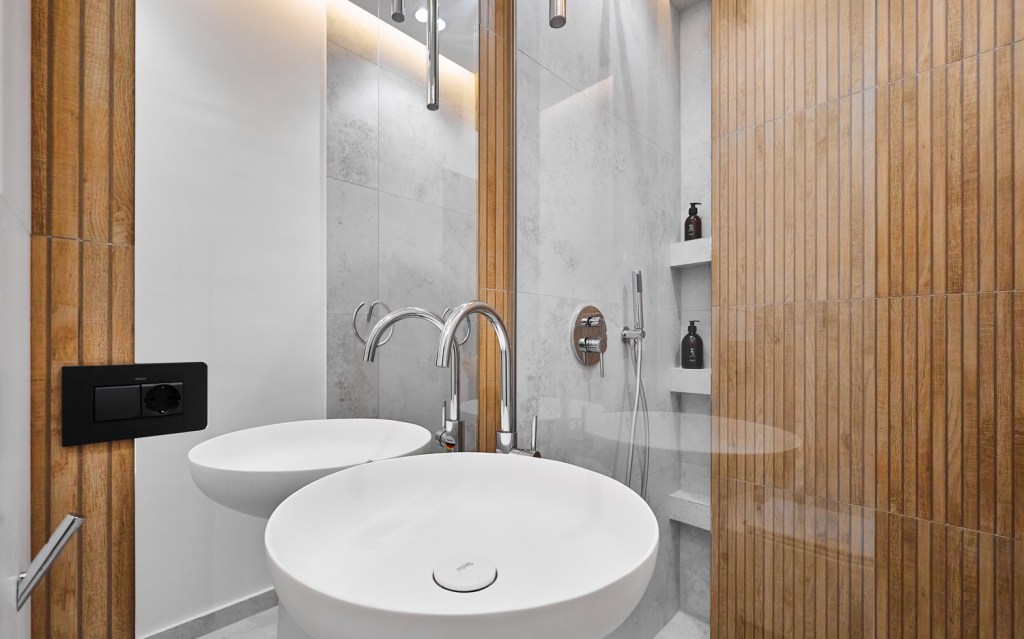 Apartamentul de 98 de metri pătrați a necesitat o renovare de la zero