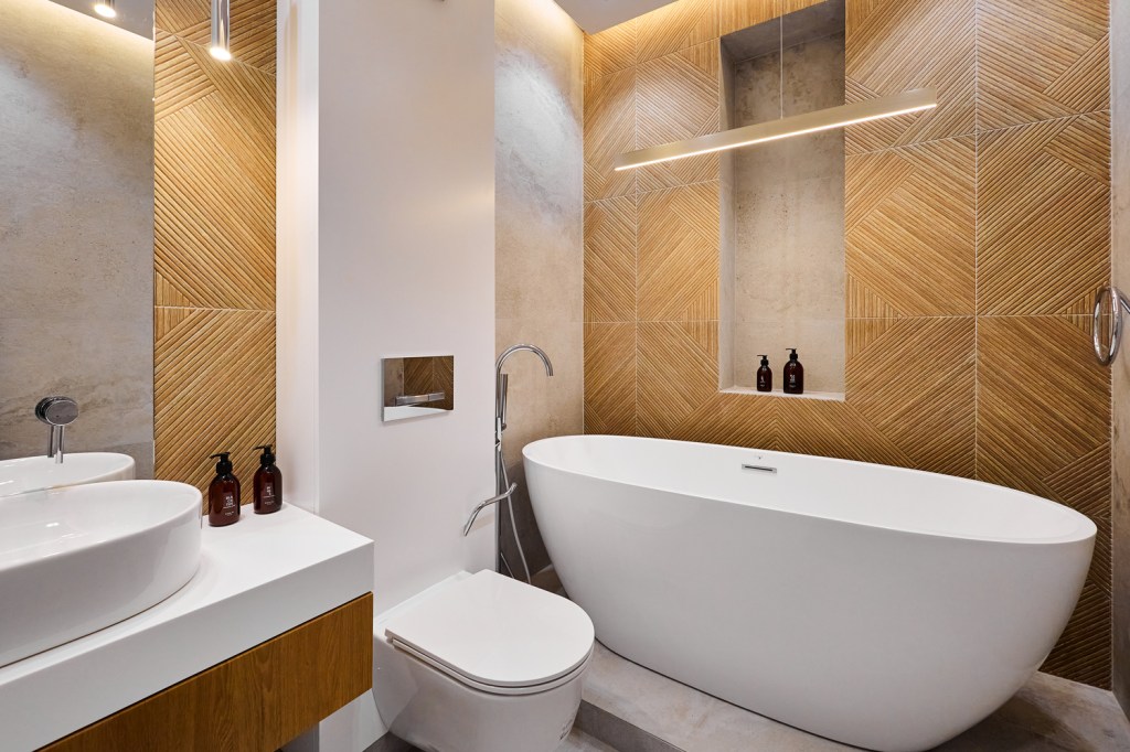 Apartamentul de 98 de metri pătrați a necesitat o renovare de la zero