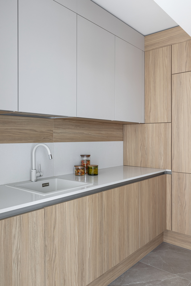 Bucătăria a fost realizată de un furnizor specializat care a importat ansamblul din Germania. FOTO: Sabin Prodan