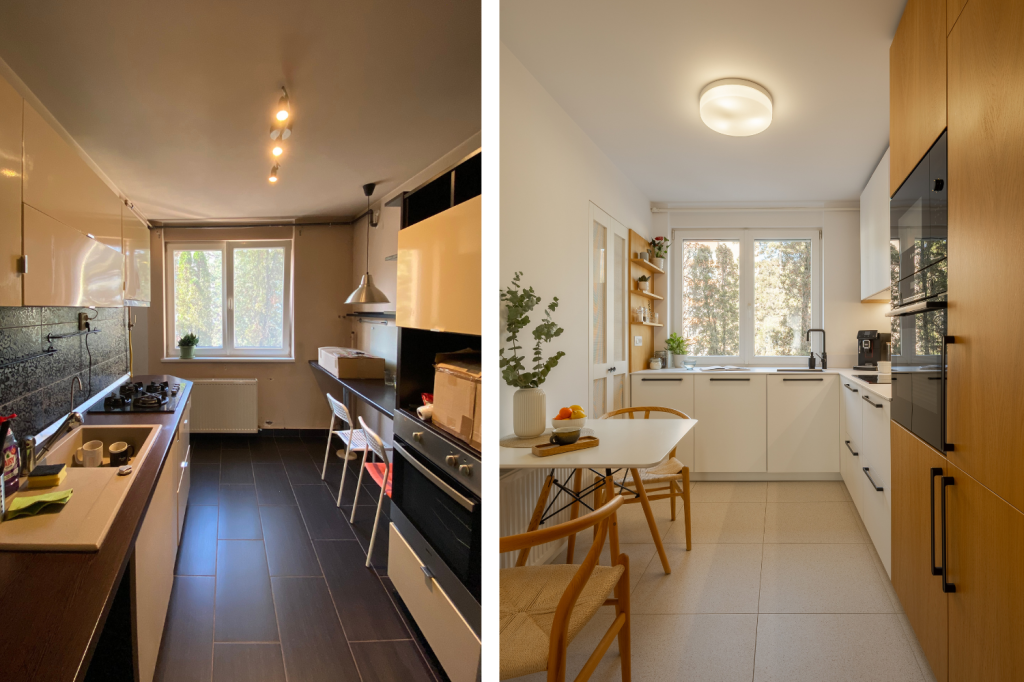 before and after amenajare anii 2000 in contemporan cluj napoca