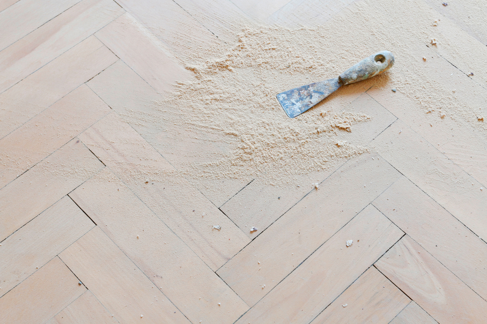 parchet rașchetat strat de lemn noi vizibil 