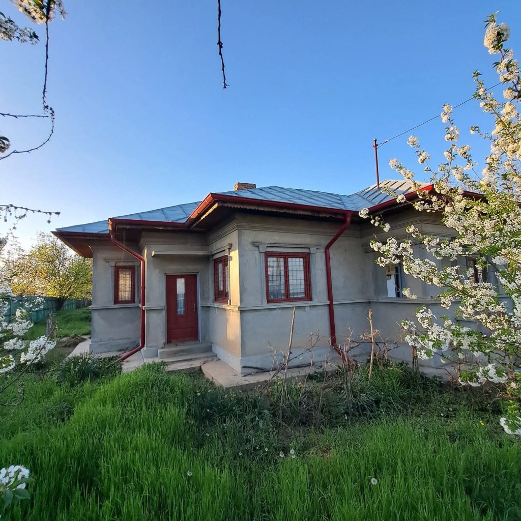 Oana și Daniel încă lucrează la renovarea unei case vechi de peste 60 de ani