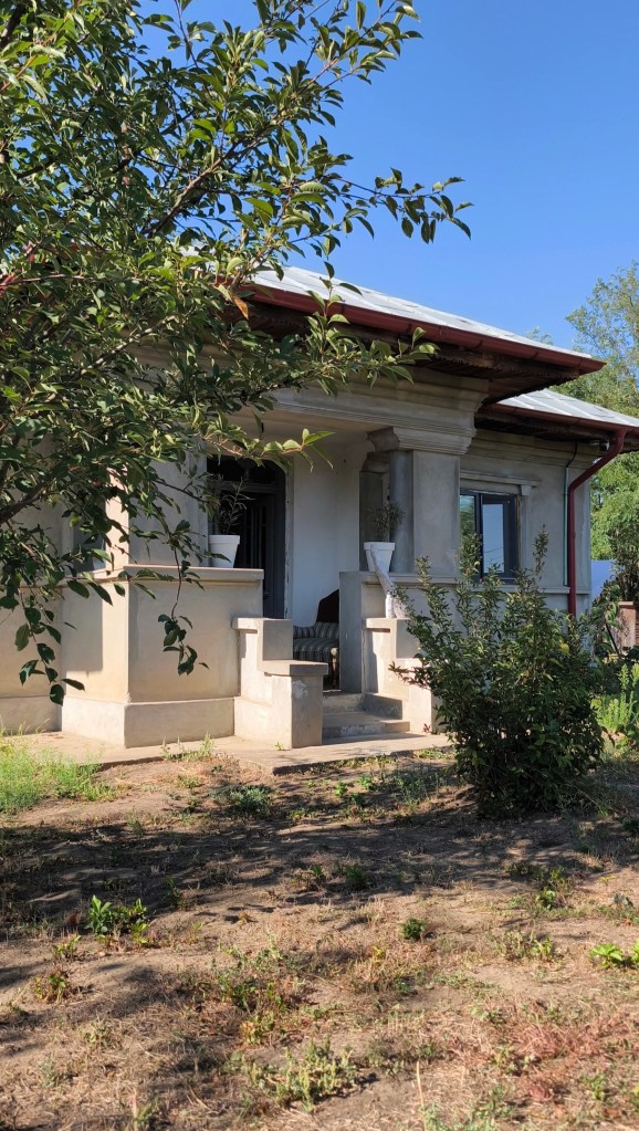 Oana și Daniel încă lucrează la renovarea unei case vechi de peste 60 de ani