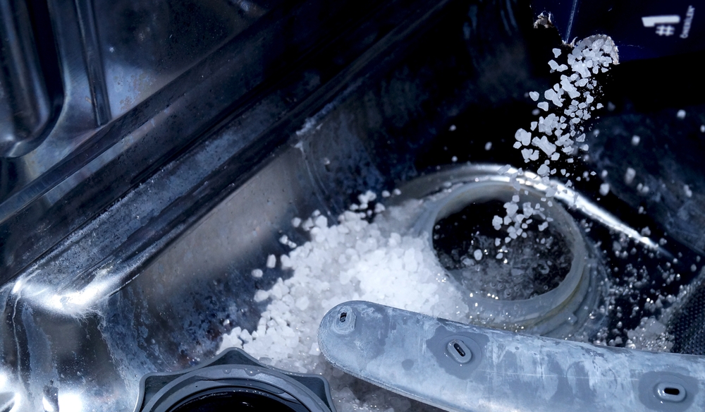 sare pentru mașina de spălat vase pentru vesela fără urme de calcar 