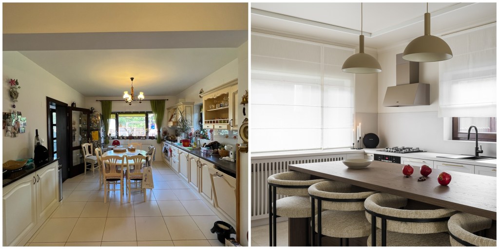 Before&after: cum arată o casă de vacanță din Bușteni după o renovare implementată în 10 săptămâni de șantier