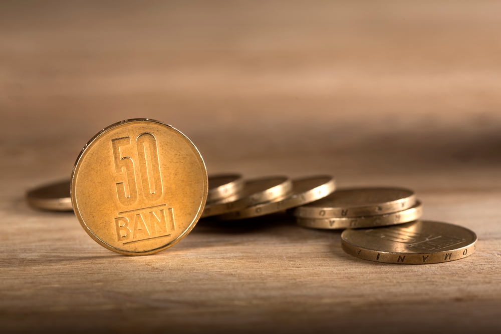 moneda 50 de bani România