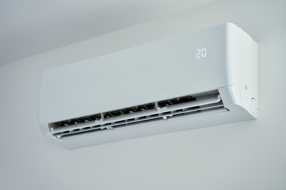 aparat aer condiționat setat pe 20 de grade celsius