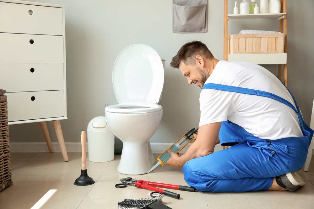 silicon sanitar vas de toaleta instalare