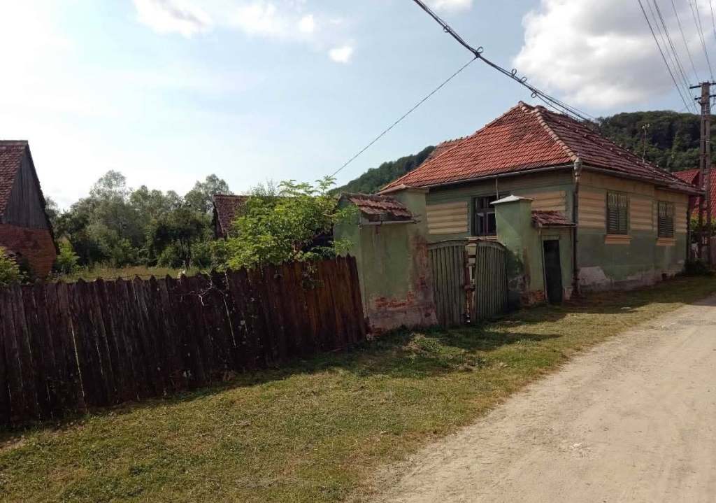 Familia a cumpărat o casă veche s-a mutat în satul Nou Român din județul Sibiu