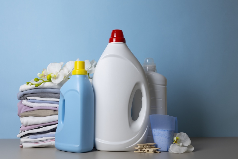 detergent si balsam cu prosoape spălare haine