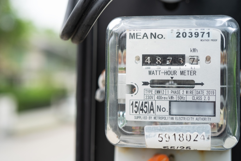 contor măsurare consum energie electrică casă
